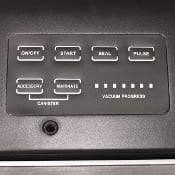 Weston Professional advantage vacuum sealer control panel