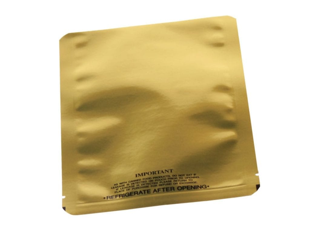 16 oz Gold Retort Pouches - Case of 500 | Vacuum Sealers Unlimited