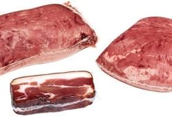 Large Packaged Slabs of Meat