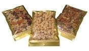 Clear Front / Gold Back Vacuum Pouches with Zipper